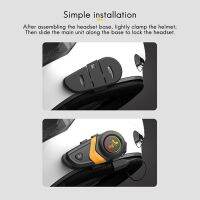 LX3 Helmet Bluetooth Headset BT5.0 Motorcycle Riding Wireless Call Headset 1200MAH with Soft Line Wheat Headset