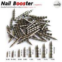 NAIL BOOSTER เนลบูสเตอร์ วัสดุ Tungsten (ทังเสตน) เกรดพรีเมี่ยม เสียบเพิ่มน้ำหนักเหยื่อยางทุกชนิด-อุปกรณ์เหยื่อปลอมตกปลา