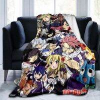 2023 in stock Fairy Tale Tail Blanket Anime Super Soft 3D Cartoon Quilt Cover Childrens Bed Flannel Room Decoration Warm，Contact the seller to customize the pattern for free