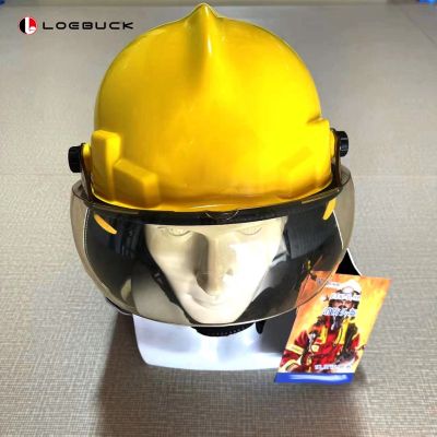 Fire Proof Firemans Safety Helmet With Goggle Amice Electric Shock Prevention Flame-retardant