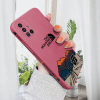 เคสโทรศัพท์เซลล์สำหรับ Samsung Galaxy A71เคสโทรศัพท์สำหรับเด็กผู้หญิงเรียบง่ายสำหรับเด็กผู้ชายธรรมชาติ Moutain Casing Liquid ขอบด้านข้างกล้องฝาหลังปกป้อง