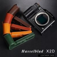 กระเป๋าหนังวัวหนังสัตว์แท้กล้องภาพทำมือเคสกล่องร่างกายสำหรับ Hasselblad X2D X100C ตัวกล้องเคสโทรศัพท์กันกระแทก J15ฐานกล่อง