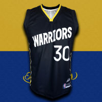 เสื้อบาส เสื้อบาสเกตบอล NBA ทีม Goldenstate Warriors เสื้อทีม โกลเด้นสเตท #BK0122 รุ่น Select series MVP #30 ไซส์ S-5XL