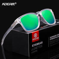 KDEAM U Ni-Fit Design แว่นกันแดด P Olarized สะอาดดูป่นปี้ทนอาทิตย์แว่นตาผู้ชายกีฬาเฉดสี Lentes De Sol