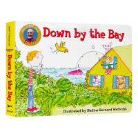 Down by the Bay, sing and read a series of childrens English Enlightenment parent-child early education paperboard books along the Bay nursery rhymes