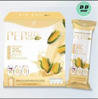 โปรตีนรสข้าวโพด เพอลีน Perleen โปรตีนอั้ม 10ซอง/กล่อง พร้อมส่ง 1 กล่อง