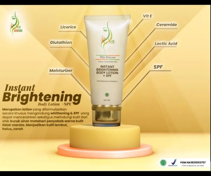 Instant Brightening Body Lotion plus SPF Lazada Indonesia