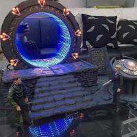 Unique Star Gate Book Stand Light Mirror Fantastic Atlantis Universe คอสเพลย์ Prop อะนิเมะ Atlanticollectable ประติมากรรมรุ่น Gift