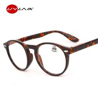 【LZ】㍿∏  Óculos de leitura uvlaik redondo óculos masculino e feminino retrô vermelho azul e preto óculos vintage ultraleve