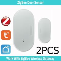 【LZ】✇✽◇  Tuya Zigbee Door Sensor Smart Home Security Window Detector Wireless Automatic Sliding Door Magnetic Contact Sensor