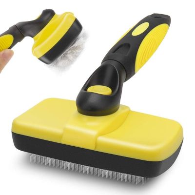 Hair Brush Self-Cleaning Pet Dog Cat Comb Brush Removes Hairs Remover Deshedding Tool Shedding Grooming Care Big Dog Accessories