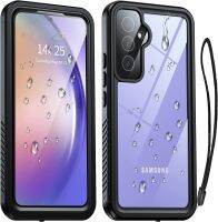 เคส MD สำหรับ Samsung Galaxy A54 5G กันน้ำ, [IP68ใต้น้ำ] [หน้าจอในตัวและอุปกรณ์ป้องกันเลนส์] [กันฝุ่น] [360จริง] เคสโทรศัพท์ป้องกันแข็งแกร่งทนทานกันกระแทกสำหรับ A54 5G 6.4"