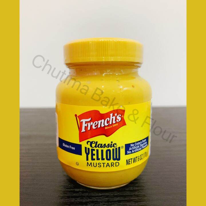 French's Classic Yellow Mustard (Glutenfree) 170g. เฟร้นช์ส คลาสสิค