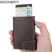 New PU Leather Men Wallets Card Holder Slim Thin Smart Magic Wallet Small Short Coin Purse Male 2022 Wallet for Men Business