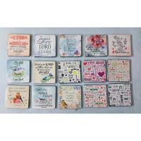 [WDD]♗❃ 5pcs/set MDF Coaster cork based • Christian • Gifts • Chosen Treasure