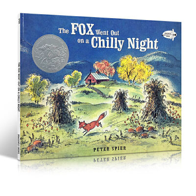 Original English version of the fox went out on a Chicky night fox night travels caddick Silver Award picture book Liao Caixing recommended book list rhyme nursery rhyme picture book