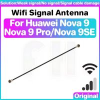 เสาอากาศสัญญาณ Wifi สำหรับ Huawei HW Nova 9 9SE 9PRO Pro สายริบบิ้นสัญญาณขั้วต่อคู่สายสัญญาณ Wi-Fi ริบบิ้นเสาอากาศทางอากาศสายเคเบิลงอได้ลวดชิ้นส่วนประกอบซ่อม