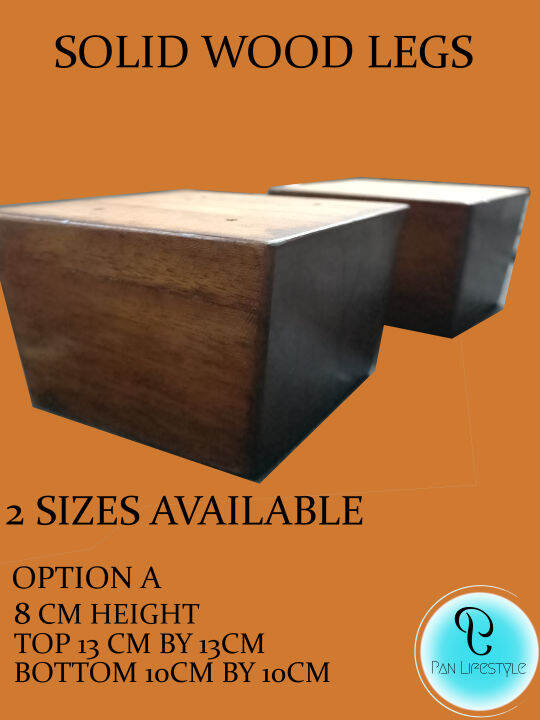 SG INSTOCKS // SOFA wooden legs tapered with Large Base. Lazada Singapore