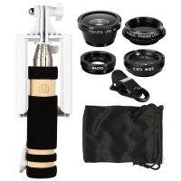 Extendable Wiring Remote Shutter Selfie Monopod for Samsung s3 s4 note 2 3 4 Kit Black Color