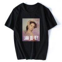 เสื้อยืดผ้าฝ้ายเพลงแฟชั่นใหม่ Lana เดลเรย์ตลก