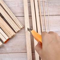 【YF】❀  2/3/4/10/12/15mm Balsa Wood Cudgel Carving Handicraft Educational Accessories Stick