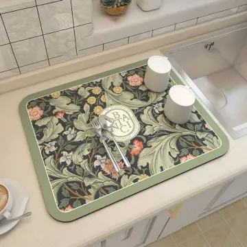 Nautical Drying Mat with Printing Absorbent Dishes Drainer Pad Kitchen  Counter Mat - China Quick Dry Mat and Drying Mat price