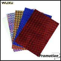 WUXU 10/15pcs ล่อทำทำ เทปแฟลชรูปเหยื่อตกปลา เทปแฟลช ผูกบิน สติกเกอร์เปลี่ยนสีได้ 2023 สีสำหรับตกแต่ง ฟิล์มกาวโฮโลแกรม เทียมเทียมเทียม