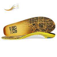 currexSole RunPro แผ่นรองรองเท้า สำหรับวิ่ง สีเหลือง แบบ normal arch size M (39-41.5)