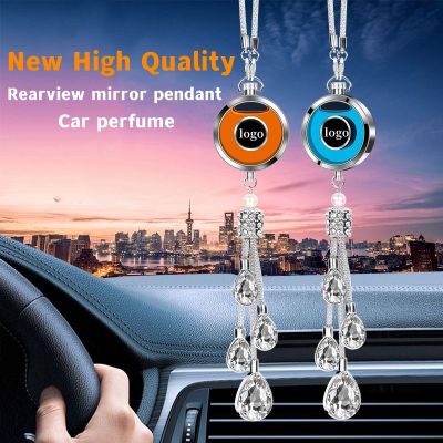 【DT】  hotHigh Quality Car Diy Perfume Pendant Hanging Diffuser Car Rearview Mirror Hanging Air Freshener for Auto Interior Decoration