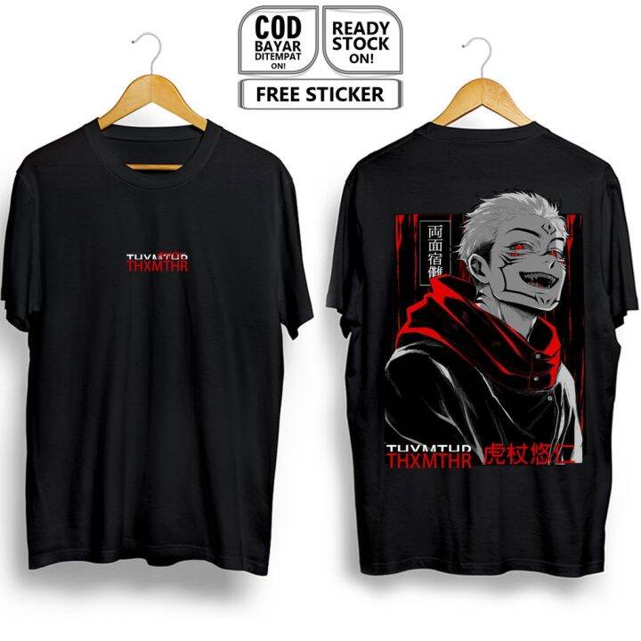 Jujutsu T-shirt Kaisen Yuji Itadori Satoru Gojo Wasuke Manga Japanese ...