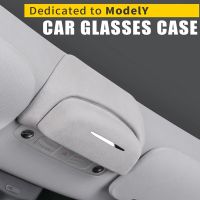 Car Glasses Holder Case Sunglasses Storage Box for Model Y 2017-2022 Interior Accessories