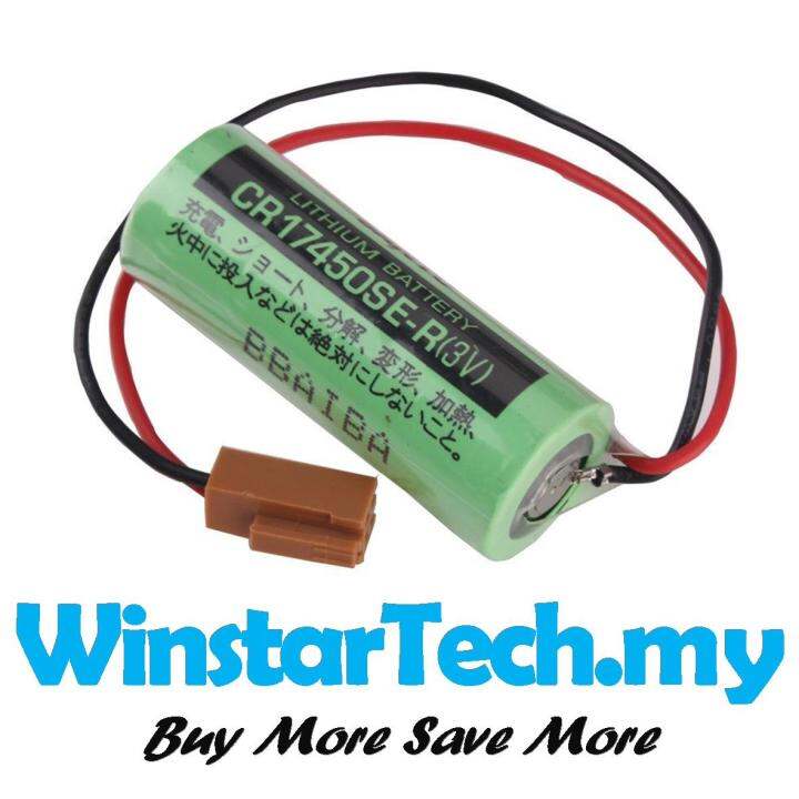 Sanyo CR17450SE-R 3V CR17450 PLC Industrial Lithium Battery | Lazada