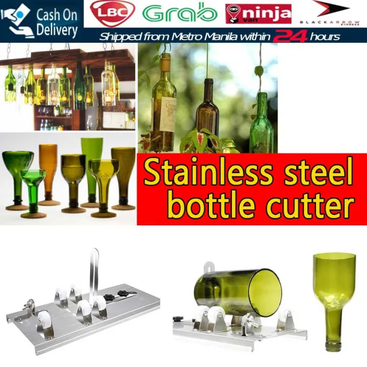 【Fast Delivery】Glass Bottle Cutter Wine Beer Bottle Cutting Stainless