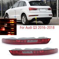 สำหรับ Audi Q3 2016 2017 2018กันชนหลังหางเบรคไฟสัญญาณไฟเลี้ยวแบบร้อนโคมไฟสะท้อนแสง