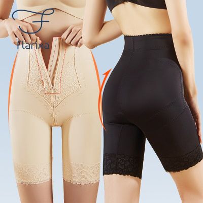Flarixa Slimming Sheath Woman Flat Belly Shaping Panties High Waist Tummy Control Pants Postpartum Body Shaper Boxer Shorts 3XL