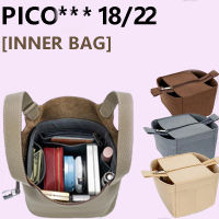 【cw】Bucket Barrel Shape Felt Bag Organizer 18 22 size organizer inner bag in bag wan-269n