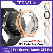 TIVIY Vỏ bảo vệ màn hình cho Huawei Watch GT 2 Pro Vỏ bảo vệ TPU HD Clear