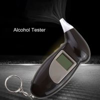 2020 Professional Alcohol Breath Tester Analyzer Detector Test Keychain Breathalizer Breathalyser DeviceLCD Screen