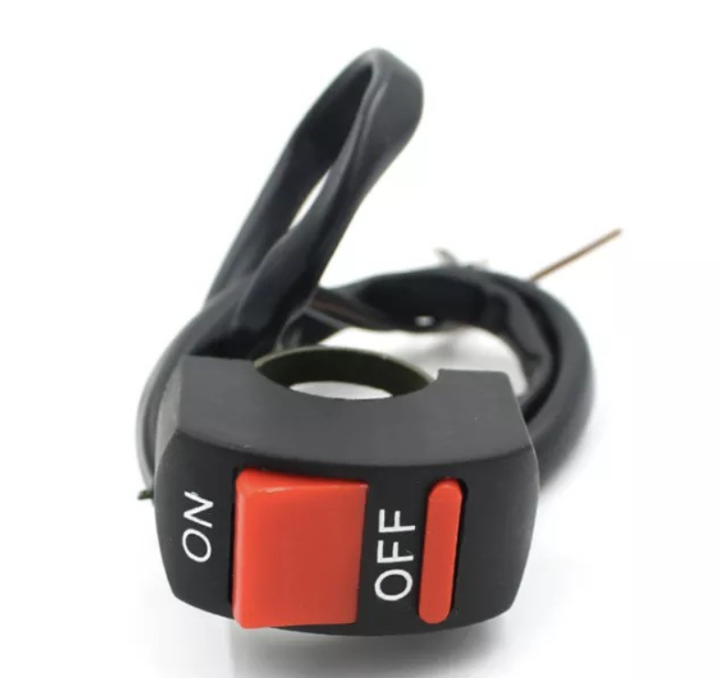 Universal ON-OFF Switch Motorcycle Handlebar Fog Light Switch 12V DC ...
