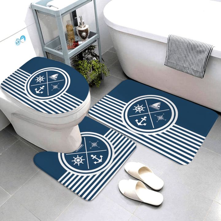 cc-dark-blue-nautical-series-bathroom-mat-products-anchor-bath-three-piece-rug-and-set-can-be-customized