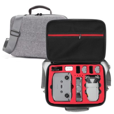 PLZ สำหรับ DJI Mini 2 SE กระเป๋าสะพายไหล่เคสสำหรับพกพาแข็งแรงกันกระแทกสีเทาขนาด: 29X19.5X12.5ซม.