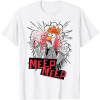 HOT ITEM!!Family Tee Couple Tee Adult T-Shirt The Muppets Beaker Meep Meep T-Shirt Summer Mens 100% Cotton Round Neck Short Sleeve T-Shirt