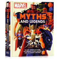DK Marvel myths and legends English original picture book Marvel myths and legends Marvel heroes and the origin of cosmic epic introduction to teenagers extracurricular science fiction reading books full color hardcover picture book