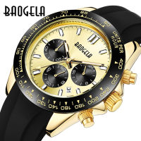 Baogela Watch Explosion Silicone Band Watch Multifunctional Chronograph Luminous Waterproof Business Casual Mens Watch