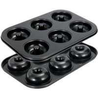 6 Cavity Non Stick Cake Donut Pan Mold Carbon Steel Doughnut Baking Tray Diy Mini Donut Pan Donuts Moule Baking Accessories 1PC