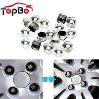 Hot 20Pcs Car Wheel Nut Caps 17 19 21mm Wheel Lug Bolt Center Nut Covers Caps Anti-Rust Hub Screw Protector Car Accessories Nails  Screws Fasteners