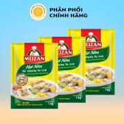 Combo 3 Gói Hạt Nêm Meizan Thịt - Xương Ống - Tủy - Cà Rốt 400g Gói