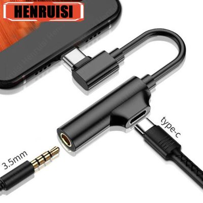 Headphone Conversion Cable Type C to 3.5mm Microphone Earphone Audio Adaptor PD To 3.5mm Adapter Earphone Jack Cable Cell Phone