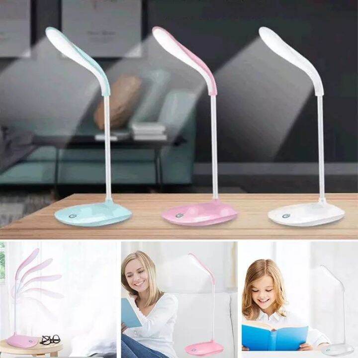 Battery Desk Lamp Touch Table Lamp For Children Kids Reading Study