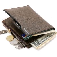 Fashion Men Wallet with Coin Bag Zipper Small Money Purses Mini Wallet New Design Dollar Slim Purse Money Clip Man Wallet Wallets